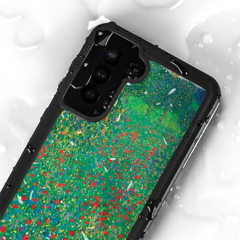 Gustav Klimt Poppy Field Galaxy S23 Plus Waterproof Case