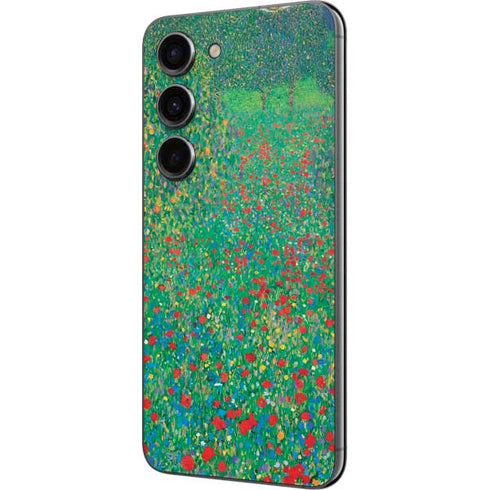 Gustav Klimt Poppy Field Galaxy S23 Skin