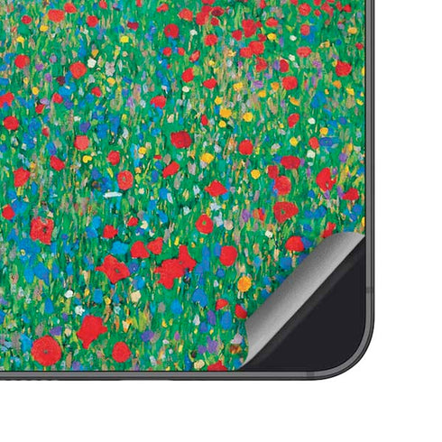 Gustav Klimt Poppy Field Galaxy S23 Skin
