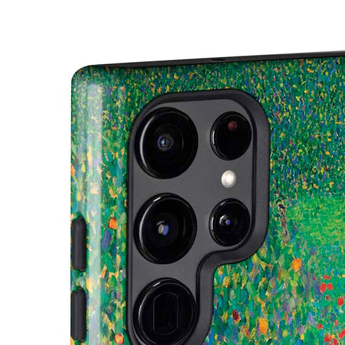Poppy Field by Gustav Klimt Galaxy S24 Ultra Impact Case