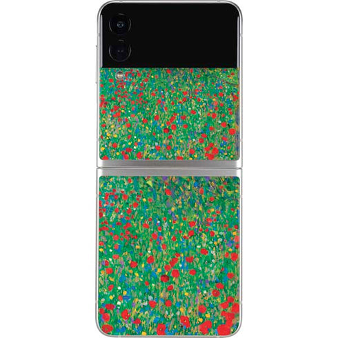Gustav Klimt Poppy Field Galaxy Z Flip4 5G Skin