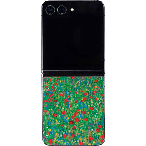 Poppy Field by Gustav Klimt Galaxy Z Flip5 5G Skin