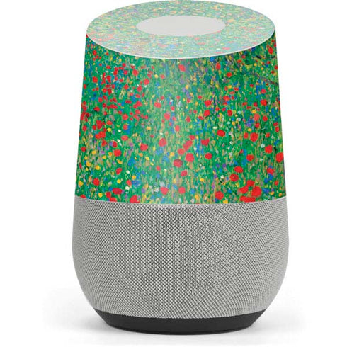 Gustav Klimt Poppy Field Google Home Skin