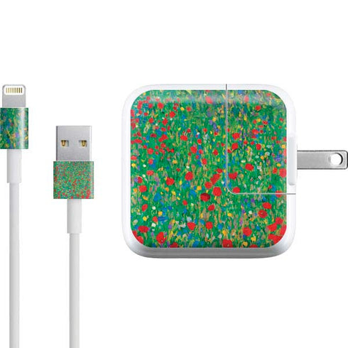 Gustav Klimt Poppy Field iPad Charger (10W USB) Skin