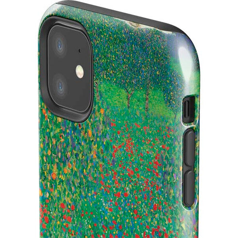 Gustav Klimt Poppy Field iPhone 11 Impact Case