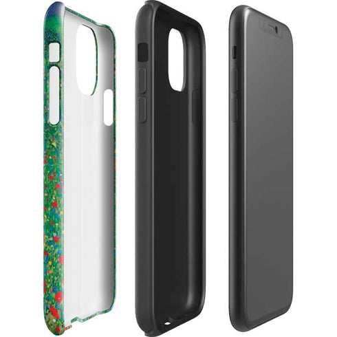 Gustav Klimt Poppy Field iPhone 11 Impact Case