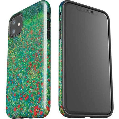 Gustav Klimt Poppy Field iPhone 11 Impact Case