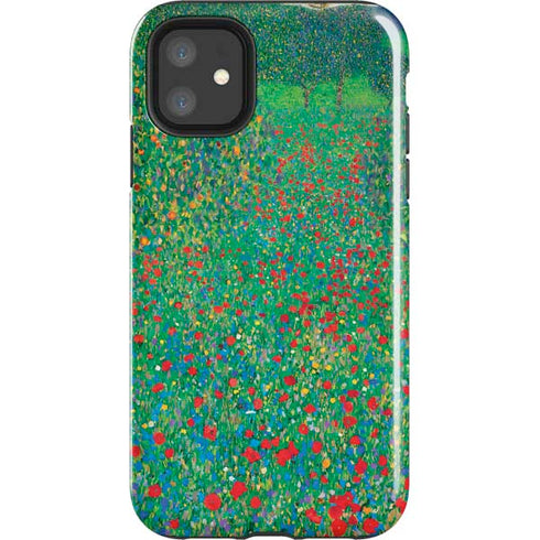 Gustav Klimt Poppy Field iPhone 11 Impact Case