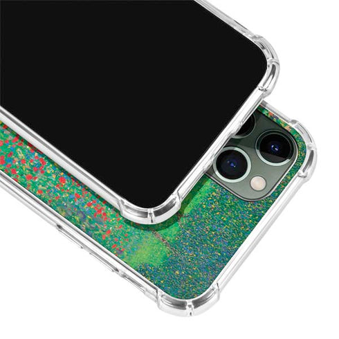 Poppy Field by Gustav Klimt iPhone 11 Pro Max Clear Case