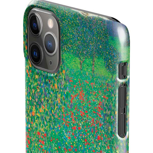 Gustav Klimt Poppy Field iPhone 11 Pro Max Lite Case
