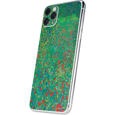 Gustav Klimt Poppy Field iPhone 11 Pro Max Skin