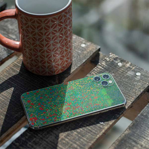 Gustav Klimt Poppy Field iPhone 11 Pro Max Skin