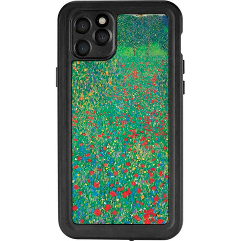 Gustav Klimt Poppy Field iPhone 11 Pro Max Waterproof Case