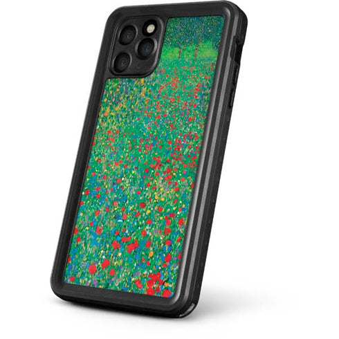 Gustav Klimt Poppy Field iPhone 11 Pro Max Waterproof Case
