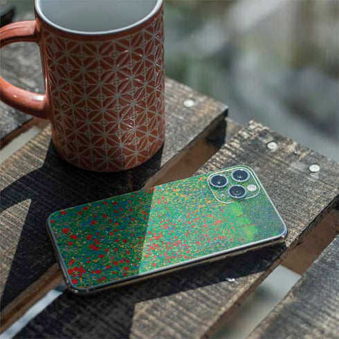Gustav Klimt Poppy Field iPhone 11 Pro Skin