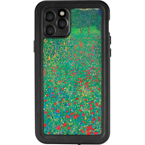 Gustav Klimt Poppy Field iPhone 11 Pro Waterproof Case