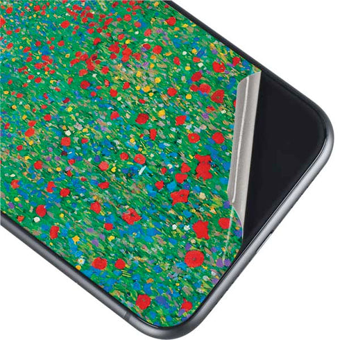 Gustav Klimt Poppy Field iPhone 11 Skin