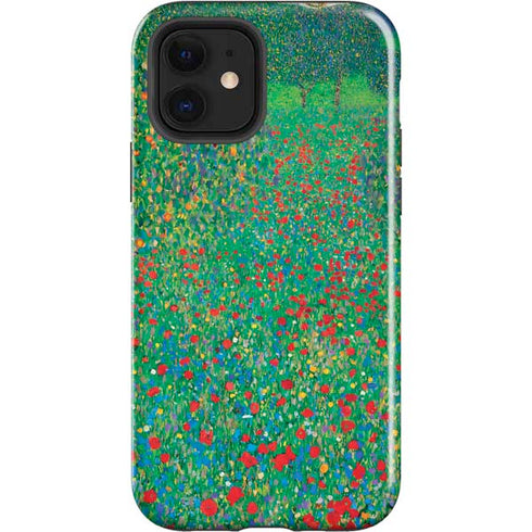 Gustav Klimt Poppy Field iPhone 12 Impact Case