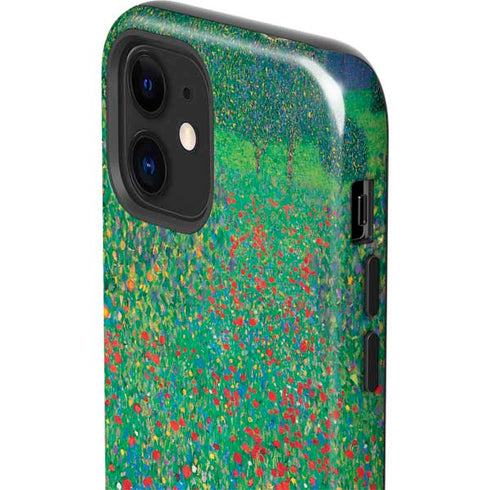Gustav Klimt Poppy Field iPhone 12 Impact Case