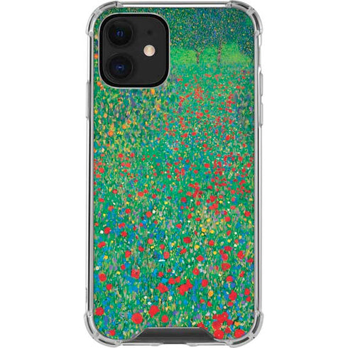 Gustav Klimt Poppy Field iPhone 12 Mini Clear Case