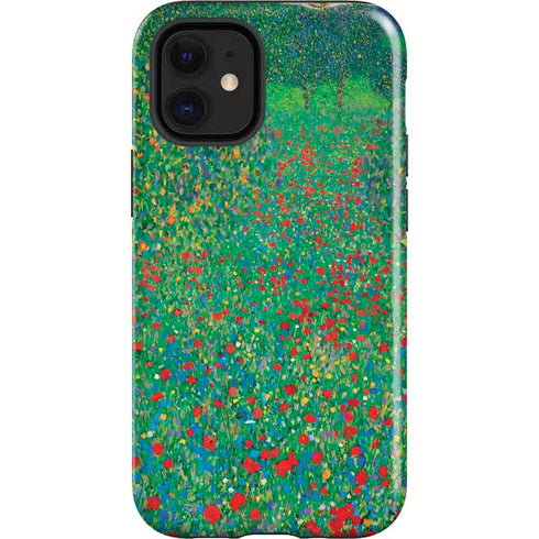 Gustav Klimt Poppy Field iPhone 12 Mini Impact Case