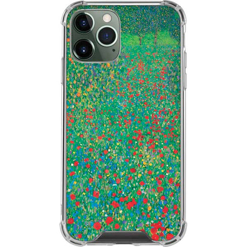 Gustav Klimt Poppy Field iPhone 12 Pro Clear Case