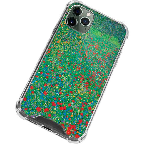 Gustav Klimt Poppy Field iPhone 12 Pro Clear Case