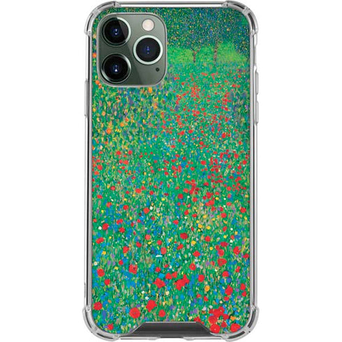 Gustav Klimt Poppy Field iPhone 12 Pro Max Clear Case