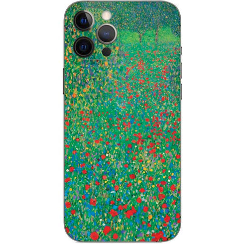 Gustav Klimt Poppy Field iPhone 12 Pro Max Skin