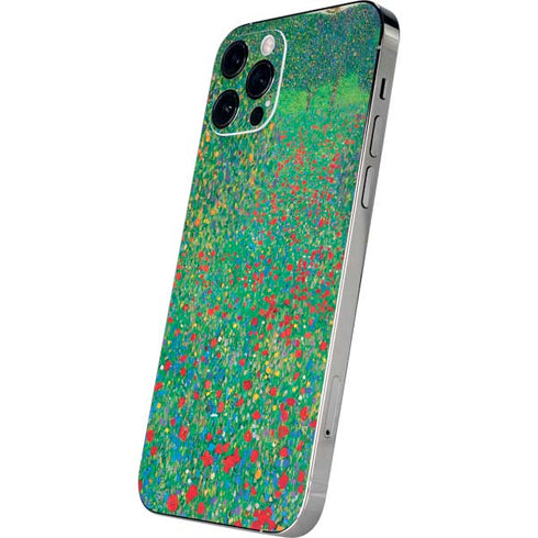 Gustav Klimt Poppy Field iPhone 12 Pro Skin