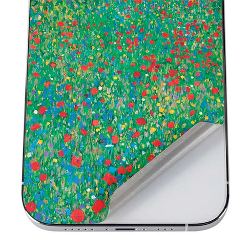 Gustav Klimt Poppy Field iPhone 12 Pro Skin