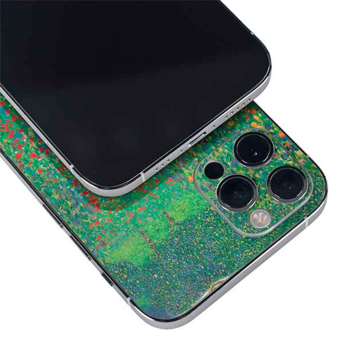 Gustav Klimt Poppy Field iPhone 12 Pro Skin