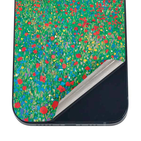 Gustav Klimt Poppy Field iPhone 12 Skin