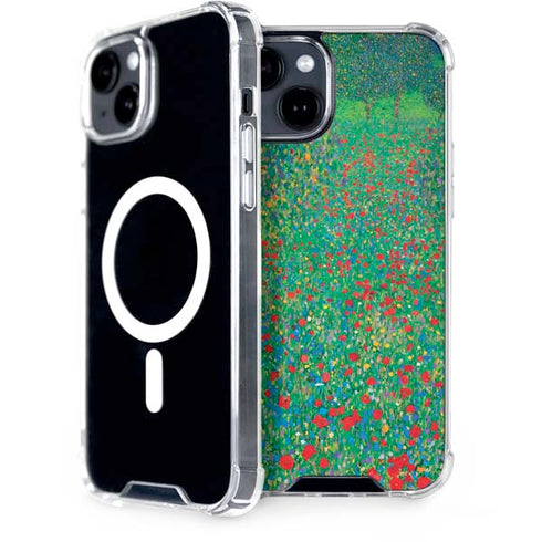 Gustav Klimt Poppy Field iPhone 13 MagSafe Case