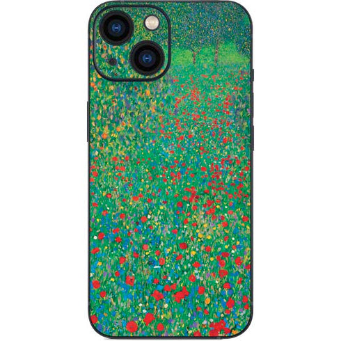 Gustav Klimt Poppy Field iPhone 13 Mini Skin
