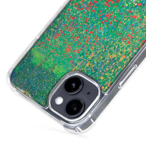 Poppy Field by Gustav Klimt iPhone 15 MagSafe Case