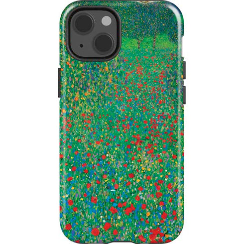 Gustav Klimt Poppy Field iPhone 14 Impact Case