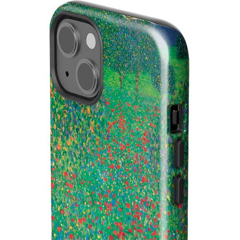 Gustav Klimt Poppy Field iPhone 14 Impact Case