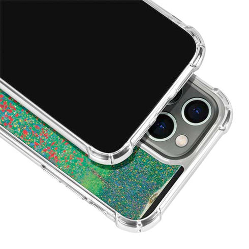 Poppy Field by Gustav Klimt iPhone 15 Pro Clear Case