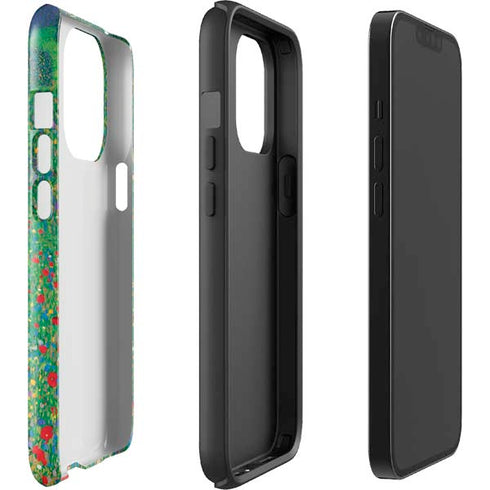 Gustav Klimt Poppy Field iPhone 14 Pro Impact Case