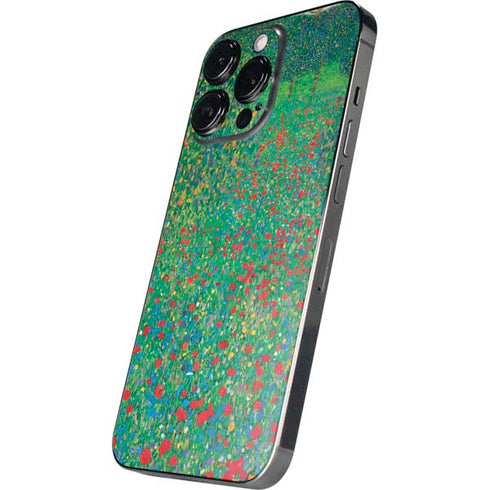 Gustav Klimt Poppy Field iPhone 14 Pro Max Skin