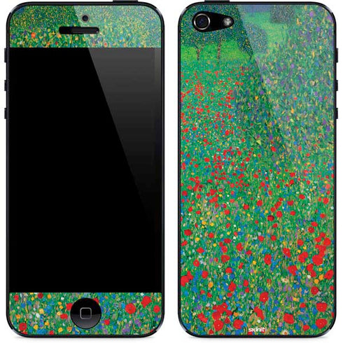 Gustav Klimt Poppy Field iPhone 5/5s/5SE Skin