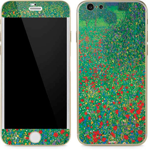Gustav Klimt Poppy Field iPhone 6/6s Skin