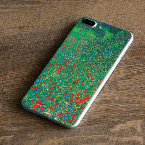 Gustav Klimt Poppy Field iPhone 8 Plus Skin