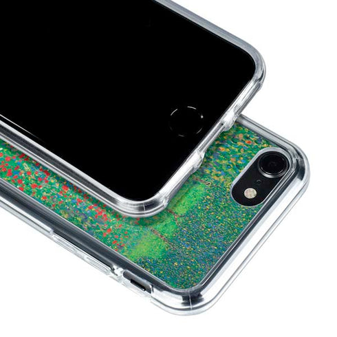 Gustav Klimt Poppy Field iPhone SE (2nd & 3rd Gen) Clear Case