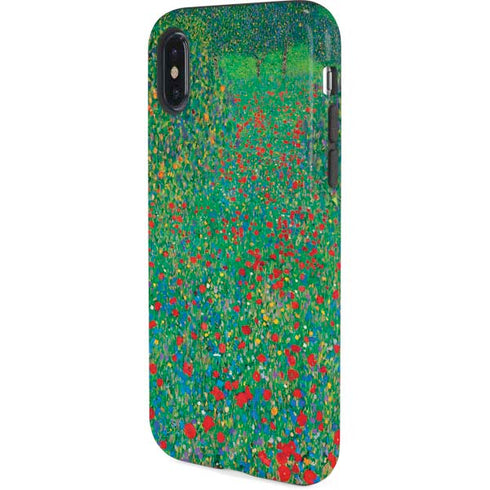 Gustav Klimt Poppy Field iPhone X Pro Case