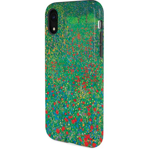 Gustav Klimt Poppy Field iPhone XR Pro Case