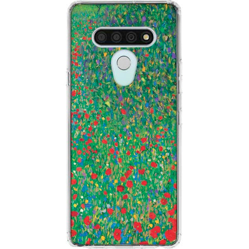 Poppy Field by Gustav Klimt LG Stylo 6 Clear Case
