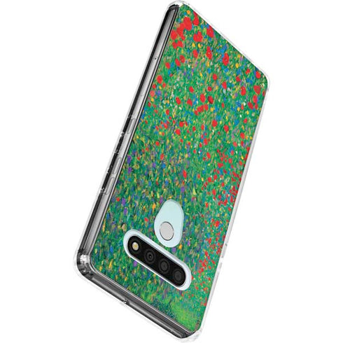 Poppy Field by Gustav Klimt LG Stylo 6 Clear Case