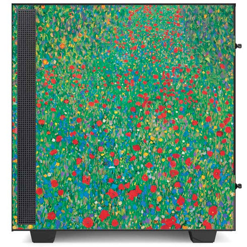 Gustav Klimt Poppy Field NZXT H510 Compact ATX Mid-Tower Case Skin